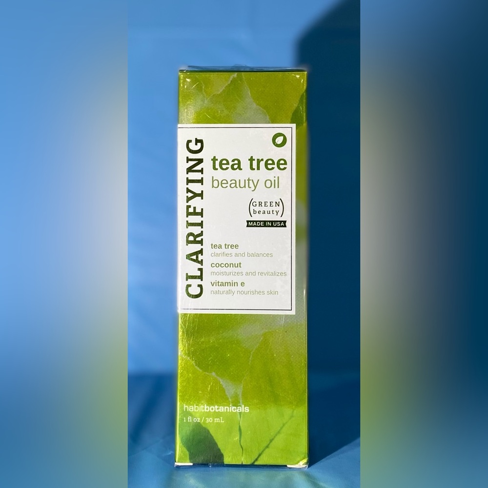 GREEN Beauty Clarifying Tea Tree Oil w Coconut and Vitamin E